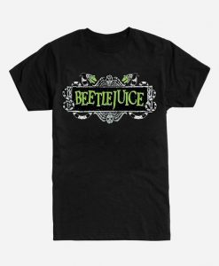 Beetlejuice Title Black T-Shirt DV01
