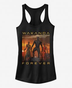 Black Panther Wakanda Forever Girls Tank Top DV01