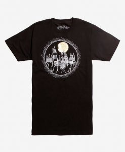 Harry Potter with a circular style Hogwarts T-shirt DV01