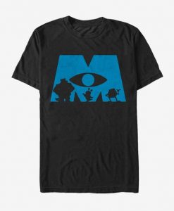 Monsters Inc. Logo Silhouette T-Shirt DAN