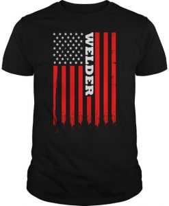 American Welder Flag T-Shirt VL01