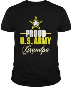 Army Proud U.s. Army Grandpa T Shirt DAN