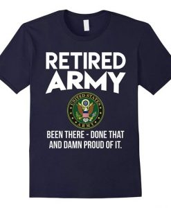 Army retired shirt DAN