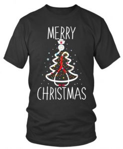 Christmas Stethoscope T Shirt SR01