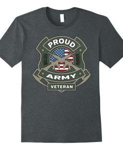 Patriotic Proud Army Veteran T-shirt DAN