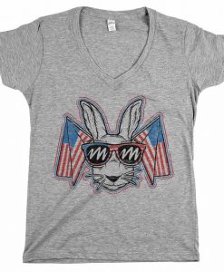 Patriotic Rabbit T-shirt FD01