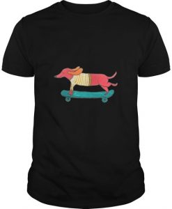 Skateboarding Dog T Shirt DAN