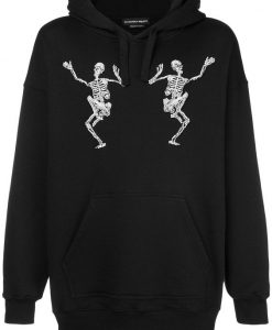 dancing skeleton hoodie EL01