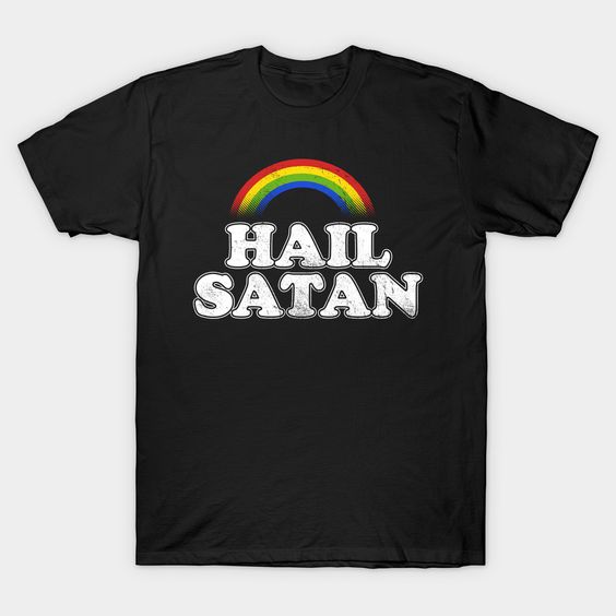 Hail Satan Funny T-shirt FD6N