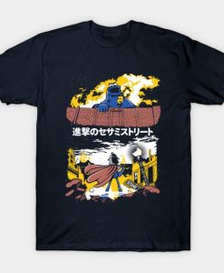 Attack Sesame Street T-Shirt DN30D