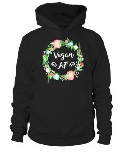 Floral Vegan AF Hoodie VL7D