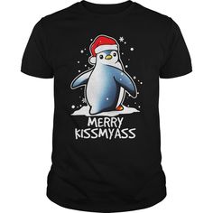 Penguin Merry Kiss My Ass Tshirt EL5D