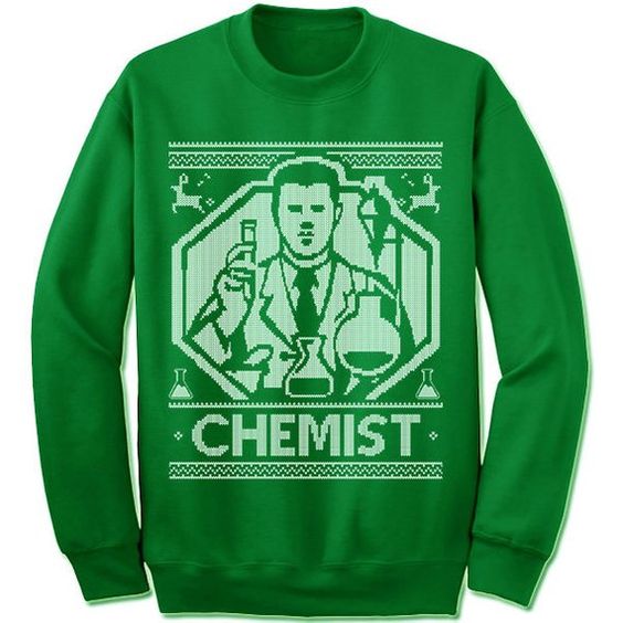 Chemist Ugly Christmas Sweatshirt AL19AG0