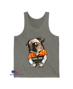 cartoon pug dog Tank Top EL4D0