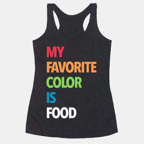 My Favorite Color is Food Tanktop AL10M1