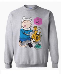 Adventure Time Funny Graphic Sweatshirt