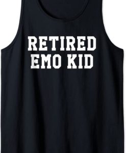 Retired Emo Kid Sad Music Gift Tank Top